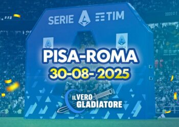 Pronostico e quote della partita Pisa-Roma del 30/08/2025