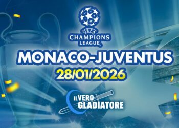 PRONOSTICO DI MONACO-JUVENTUS DEL 28/01/2026 ORE 21:00
