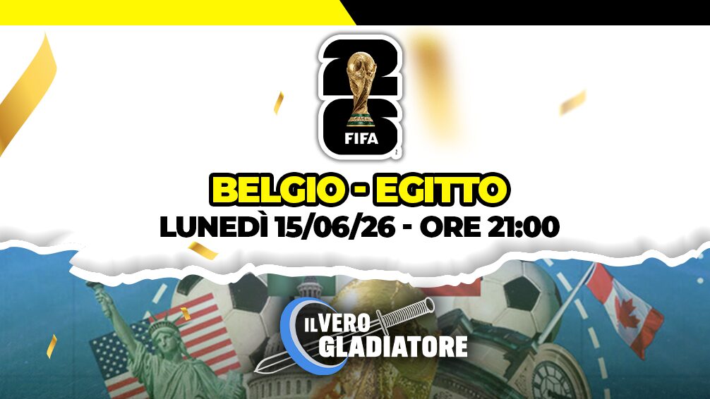Pronostico e quote della partita Belgio - Egitto o del
15/06/2026