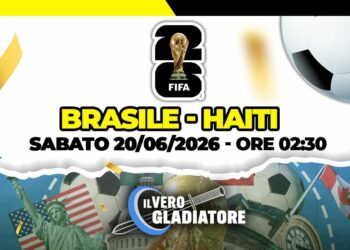 Pronostico e quote della partita Brasile -Haiti del 20/06/2026