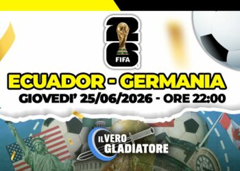 Pronostico e quote della partita Ecuador -Germania del 25/06/2026