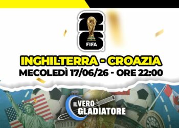 Pronostico e quote della partita Inghilterra- Croazia del 17/06/2026