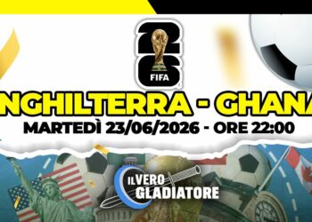 Pronostico e quote della partita Inghilterra - Ghana del 23/06/2026