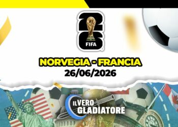 Pronostico e quote della partita Norvegia-Francia del 26/06/2026