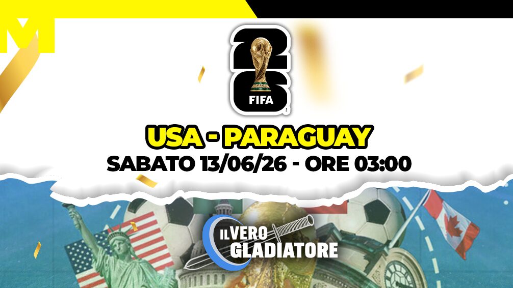 Pronostico e quote della partita Usa-Paraguay del 13/06/2026 