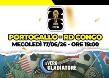 Pronostico e quote della partita Portogallo -RD-Congo del 17/06/2026