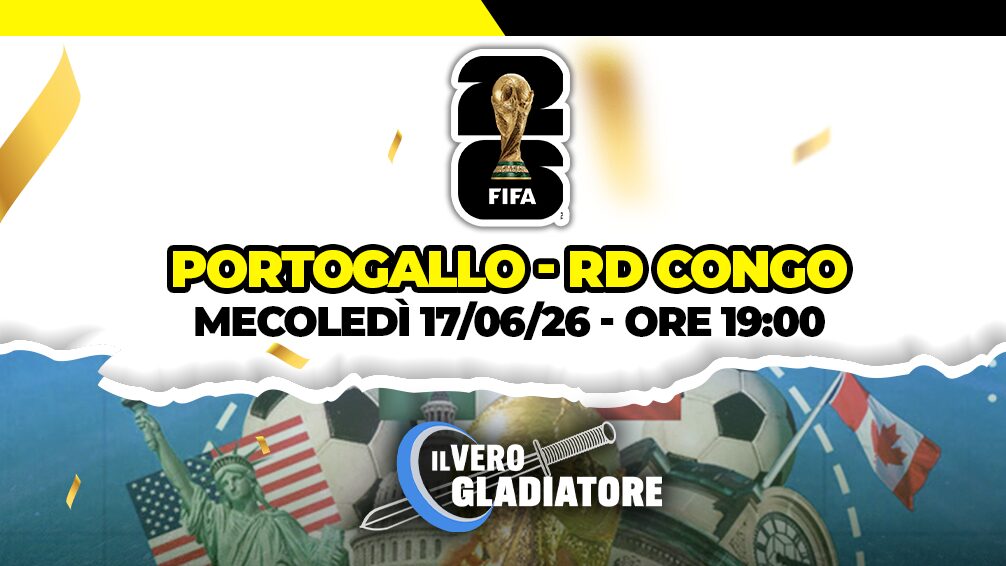 Pronostico e quote della partita Portogallo -RD-Congo  del
17/06/2026