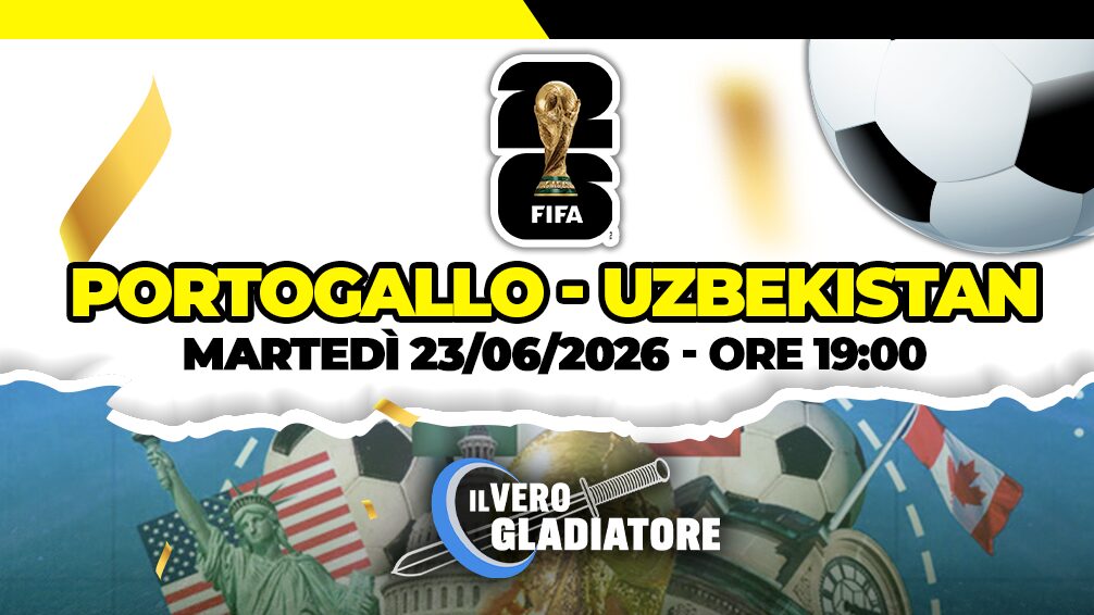 Pronostico e quote della partita Portogallo-Uzbekistan del
23/06/2026
