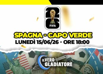 Pronostico e quote della partita Spagna -Capo Verde del 15/06/2026