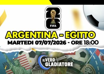 Pronostico e quote della partita Argentina - Egitto del 07/07/2026