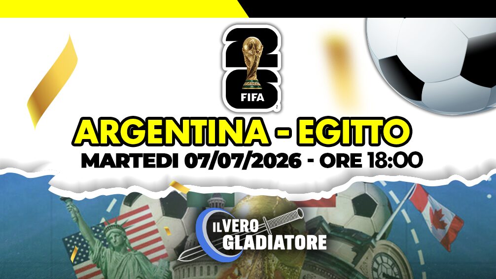 Pronostico e quote della partita Argentina - Egitto del 07/07/2026