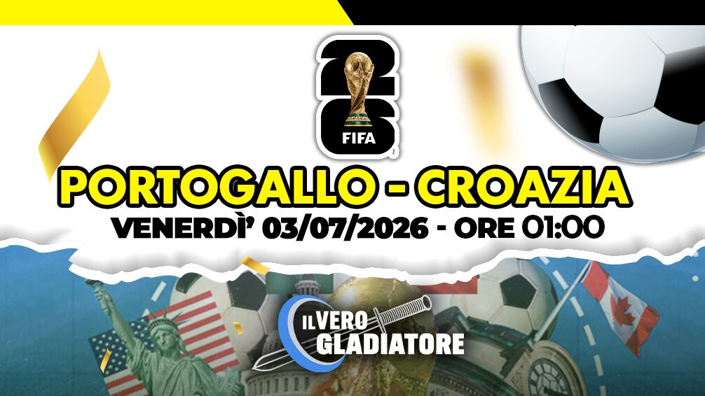 Portogallo -Croazia del 03/07/2026: pronostico e quote Pronostico e quote della partita Portogallo -Croazia del
03/07/2026