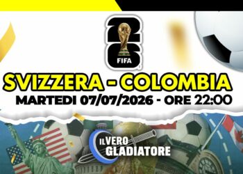 Pronostico e quote della partita Svizzera - Colombia del 07/07/2026