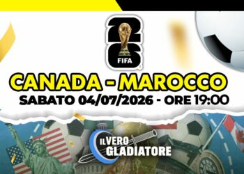 Pronostico e quote della partita Canada - Marocco del 04/07/2026