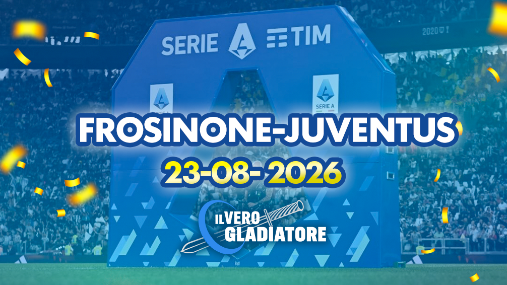 Pronostico e quote della partita Frosinone -Juventus del 23/08/2026