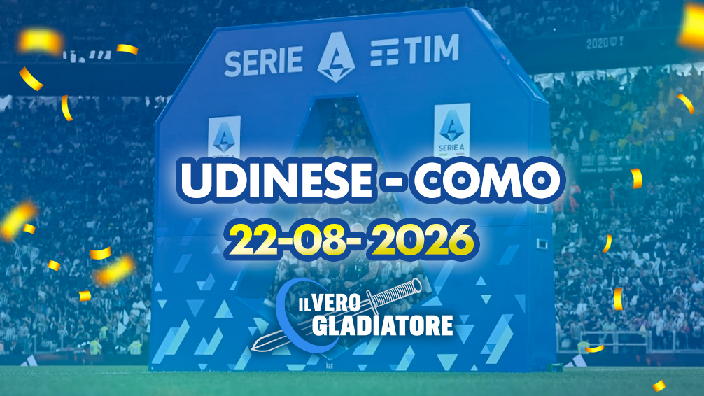 Pronostico e quote della partita Udinese -Como del 22/08/2026