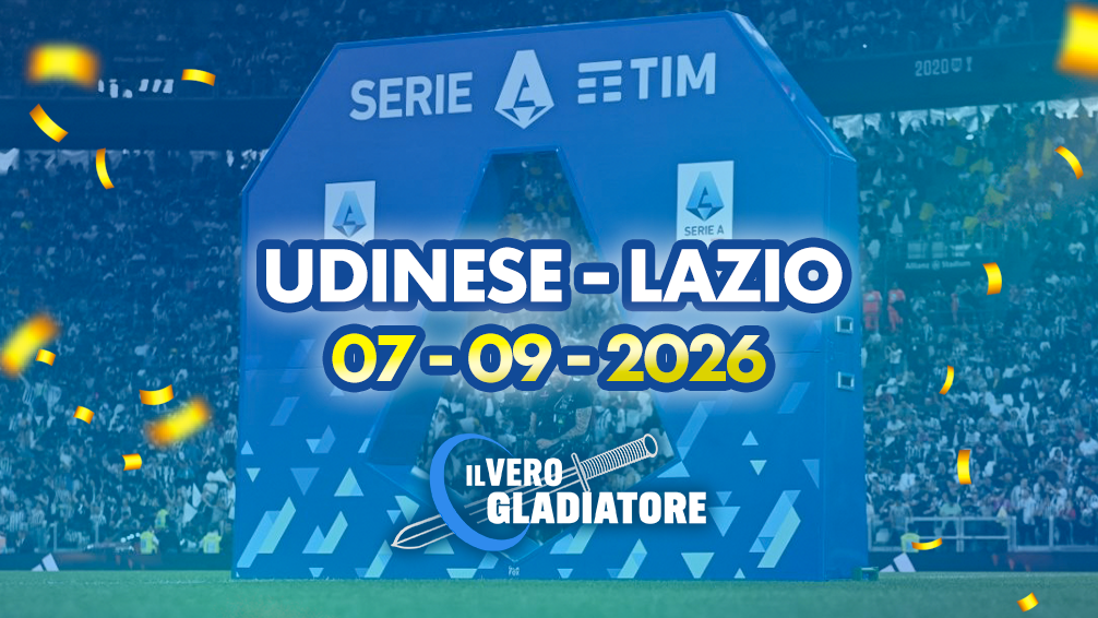 Pronostico e quote della partita Udinese-Lazio del 07/09/2026