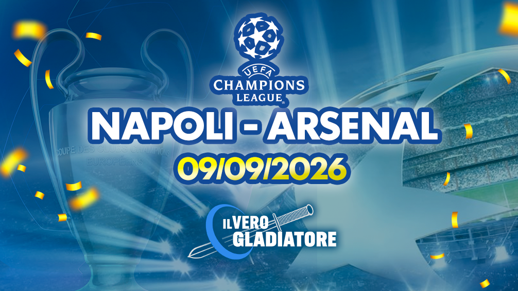 Pronostico e quote della partita Napoli-Arsenal del 09/09/2026